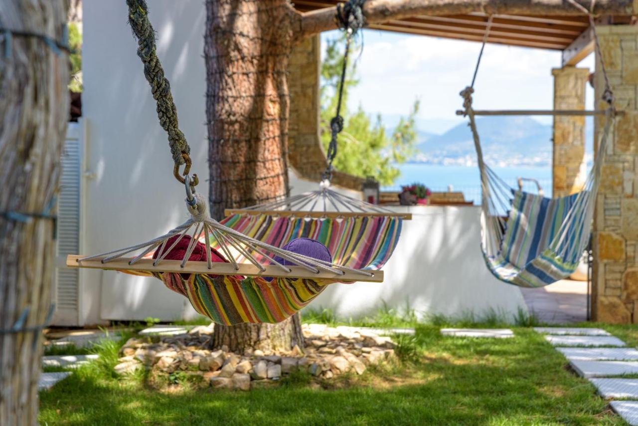 Crystal Beach Villa Chalkís Esterno foto
