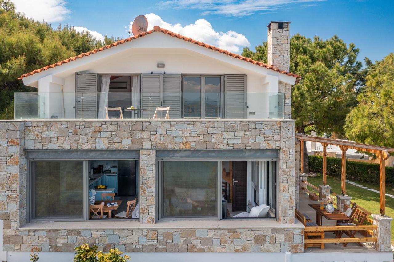 Crystal Beach Villa Chalkís Esterno foto