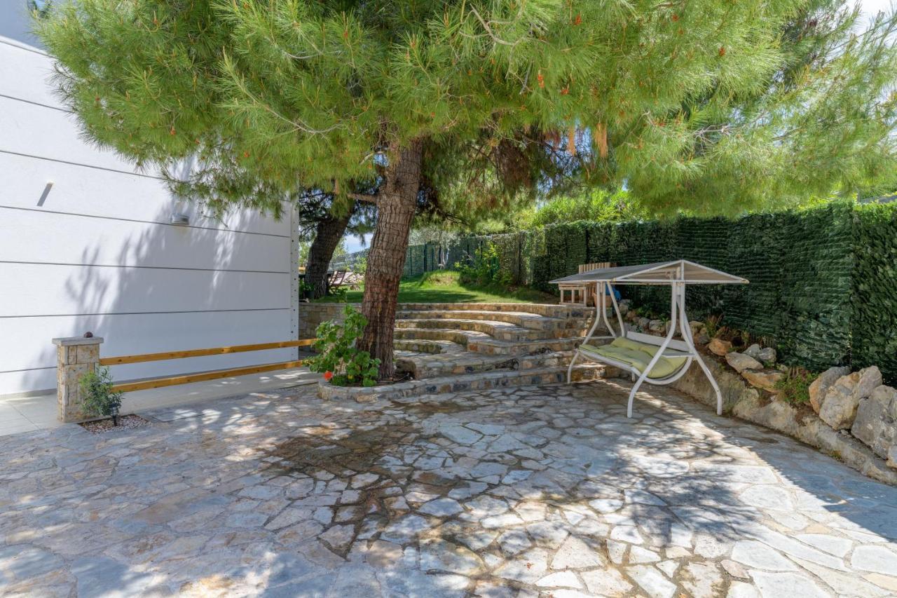 Crystal Beach Villa Chalkís Esterno foto