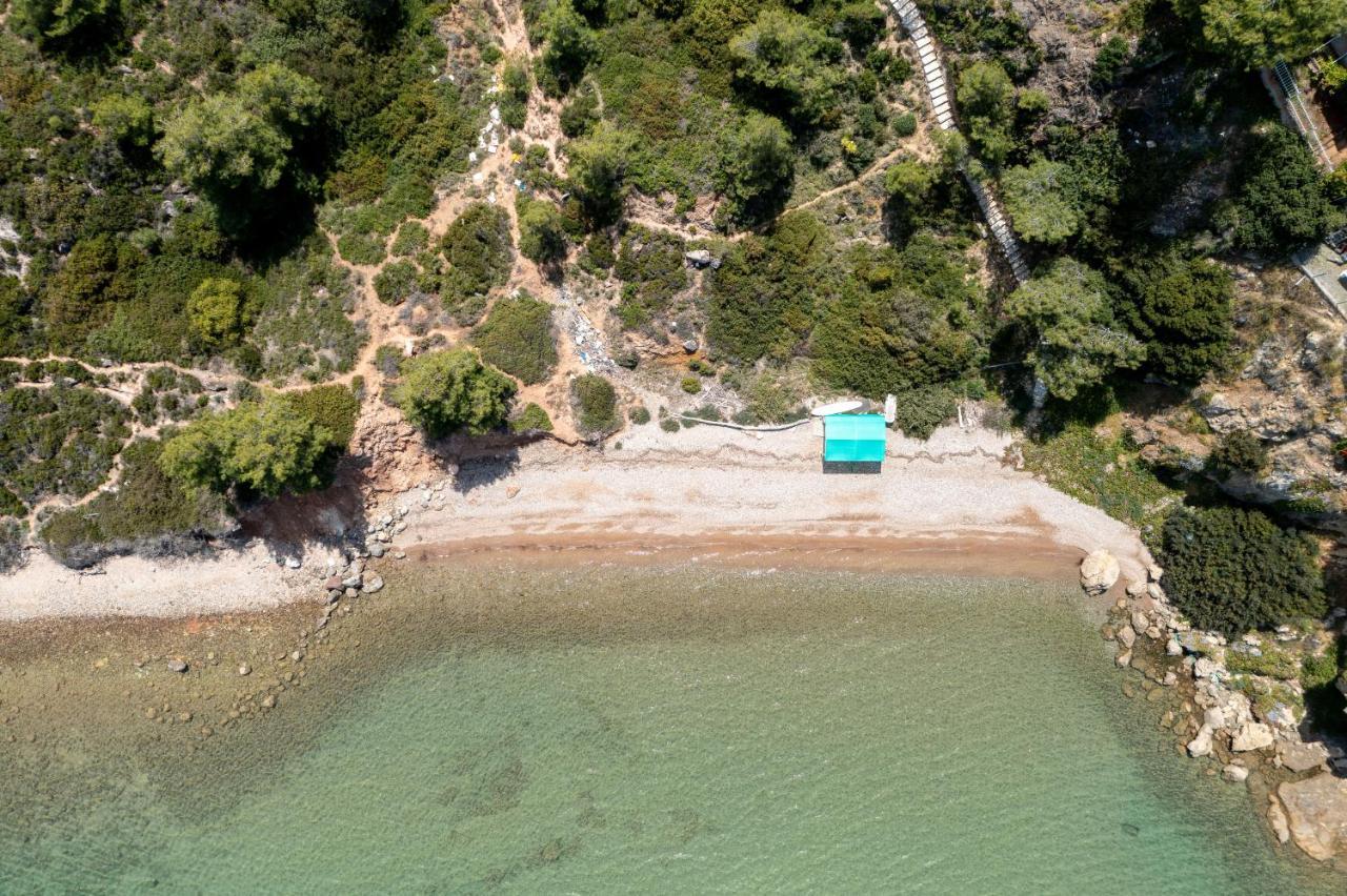 Crystal Beach Villa Chalkís Esterno foto