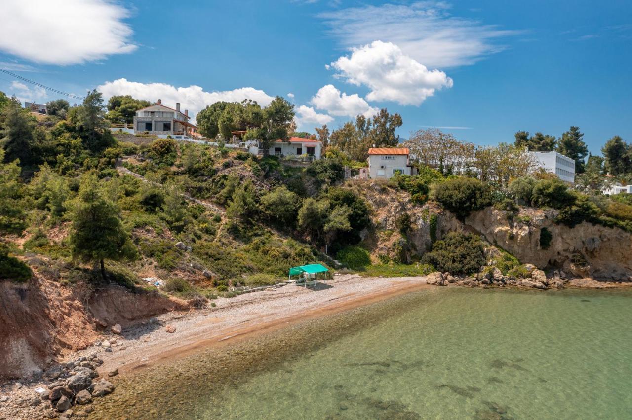 Crystal Beach Villa Chalkís Esterno foto